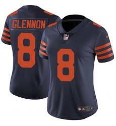 Nike Bears #8 Mike Glennon Navy Blue Alternate Womens Stitched NFL Vapor Untouchable Limited Jersey Nike Bears #8 Mike Glennon Navy Blue Alternate Womens Stitched NFL Vapor Untouchable Limited Jersey