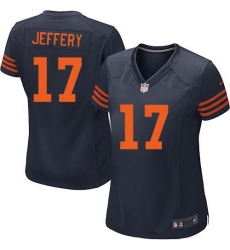 Nike NFL Chicago Bears #17 Alshon Jeffery Blue Women's Game Alternate Jersey Nike NFL Chicago Bears #17 Alshon Jeffery Blue Women's Game Alternate Jersey