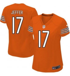 Nike NFL Chicago Bears #17 Alshon Jeffery Orange Women's Elite Alternate Nike NFL Chicago Bears #17 Alshon Jeffery Orange Women's Elite Alternate
