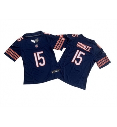 Women Chicago Bears 15 Rome Odunze Navy 2024 F U S E Draft Vapor Stitched Jersey Women Chicago Bears 15 Rome Odunze Navy 2024 F U S E Draft Vapor Stitched Jersey