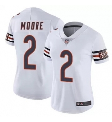 Women Chicago Bears 2 DJ Moore White Vapor Limited Stitched NFL Jersey Women Chicago Bears 2 DJ Moore White Vapor Limited Stitched NFL Jersey