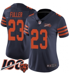 Women Chicago Bears 23 Kyle Fuller Limited Navy Blue Rush Vapor Untouchable 100th Season Football Jersey Women Chicago Bears 23 Kyle Fuller Limited Navy Blue Rush Vapor Untouchable 100th Season Football Jersey