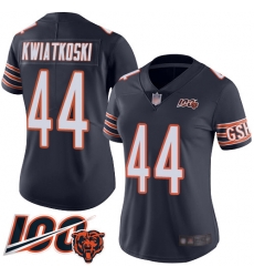 Women Chicago Bears 44 Nick Kwiatkoski Navy Blue Team Color 100th Season Limited Football Jersey Women Chicago Bears 44 Nick Kwiatkoski Navy Blue Team Color 100th Season Limited Football Jersey