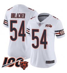 Women Chicago Bears 54 Brian Urlacher White Vapor Untouchable Limited Player 100th Season Football Jersey Women Chicago Bears 54 Brian Urlacher White Vapor Untouchable Limited Player 100th Season Football Jersey