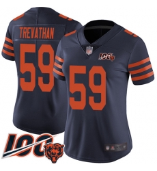 Women Chicago Bears 59 Danny Trevathan Limited Navy Blue Rush Vapor Untouchable 100th Season Football Jersey Women Chicago Bears 59 Danny Trevathan Limited Navy Blue Rush Vapor Untouchable 100th Season Football Jersey