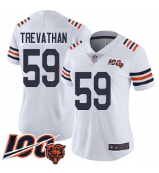 Women Chicago Bears 59 Danny Trevathan White 100th Season Limited Football Jersey Women Chicago Bears 59 Danny Trevathan White 100th Season Limited Football Jersey