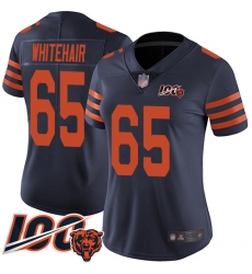 Women Chicago Bears 65 Cody Whitehair Limited Navy Blue Rush Vapor Untouchable 100th Season Football Jersey Women Chicago Bears 65 Cody Whitehair Limited Navy Blue Rush Vapor Untouchable 100th Season Football Jersey