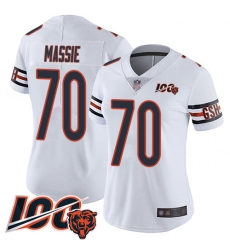 Women Chicago Bears 70 Bobby Massie White Vapor Untouchable Limited Player 100th Season Football Jersey Women Chicago Bears 70 Bobby Massie White Vapor Untouchable Limited Player 100th Season Football Jersey