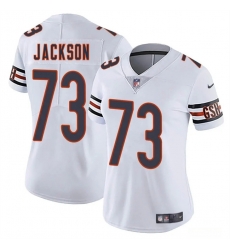 Women Chicago Bears 73 Jonah Jackson White 2025 Vapor Stitched Jersey Women Chicago Bears 73 Jonah Jackson White 2025 Vapor Stitched Jersey