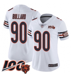 Women Chicago Bears 90 Jonathan Bullard White Vapor Untouchable Limited Player 100th Season Football Jersey Women Chicago Bears 90 Jonathan Bullard White Vapor Untouchable Limited Player 100th Season Football Jersey