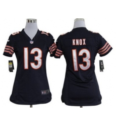 Women Nike Chicago Bears 13 Johnny Knox Blue Nike NFL Jerseys Women Nike Chicago Bears 13 Johnny Knox Blue Nike NFL Jerseys