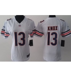 Women Nike Chicago Bears 13 Johnny Knox White LIMITED Jerseys Women Nike Chicago Bears 13 Johnny Knox White LIMITED Jerseys