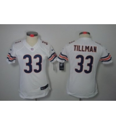 Women Nike Chicago Bears 33# Charles Tillman White Color Women Limited Jerseys Women Nike Chicago Bears 33# Charles Tillman White Color Women Limited Jerseys