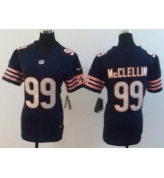 Women Nike Chicago Bears 99# Shea McClellin Blue NFL Jerseys Women Nike Chicago Bears 99# Shea McClellin Blue NFL Jerseys