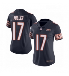Womens Chicago Bears 17 Anthony Miller Navy Blue Team Color 100th Season Limited Football Jersey Womens Chicago Bears 17 Anthony Miller Navy Blue Team Color 100th Season Limited Football Jersey