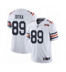 Womens Chicago Bears 89 Mike Ditka White 100th Season Limited Football Jersey Womens Chicago Bears 89 Mike Ditka White 100th Season Limited Football Jersey