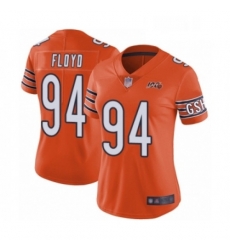 Womens Chicago Bears 94 Leonard Floyd Orange Alternate 100th Season Limited Football Jersey Womens Chicago Bears 94 Leonard Floyd Orange Alternate 100th Season Limited Football Jersey