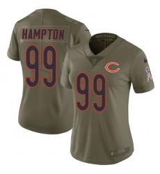 Womens Nike Bears #99 Dan Hampton Olive Stitched NFL Limited 2017 Salute to Service Jersey Womens Nike Bears #99 Dan Hampton Olive Stitched NFL Limited 2017 Salute to Service Jersey