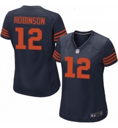 Womens Nike Chicago Bears 12 Allen Robinson Game Navy Blue Alternate NFL Jersey Womens Nike Chicago Bears 12 Allen Robinson Game Navy Blue Alternate NFL Jersey