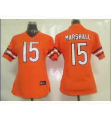 Womens Nike Chicago Bears 15 Marshall Orange Jersey Womens Nike Chicago Bears 15 Marshall Orange Jersey