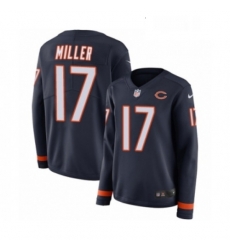 Womens Nike Chicago Bears 17 Anthony Miller Limited Navy Blue Therma Long Sleeve NFL Jersey Womens Nike Chicago Bears 17 Anthony Miller Limited Navy Blue Therma Long Sleeve NFL Jersey