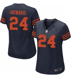 Womens Nike Chicago Bears 24 Jordan Howard Game Navy Blue Alternate NFL Jersey Womens Nike Chicago Bears 24 Jordan Howard Game Navy Blue Alternate NFL Jersey