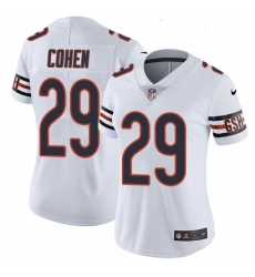 Womens Nike Chicago Bears 29 Tarik Cohen Elite White NFL Jersey Womens Nike Chicago Bears 29 Tarik Cohen Elite White NFL Jersey