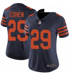 Womens Nike Chicago Bears 29 Tarik Cohen Navy Blue Alternate Vapor Untouchable Limited Player NFL Jersey Womens Nike Chicago Bears 29 Tarik Cohen Navy Blue Alternate Vapor Untouchable Limited Player NFL Jersey