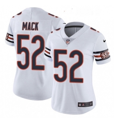 Womens Nike Chicago Bears 52 Khalil Mack White Vapor Untouchable Limited Player NFL Jersey Womens Nike Chicago Bears 52 Khalil Mack White Vapor Untouchable Limited Player NFL Jersey