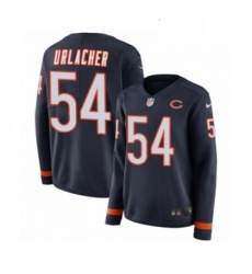Womens Nike Chicago Bears 54 Brian Urlacher Limited Navy Blue Therma Long Sleeve NFL Jersey Womens Nike Chicago Bears 54 Brian Urlacher Limited Navy Blue Therma Long Sleeve NFL Jersey