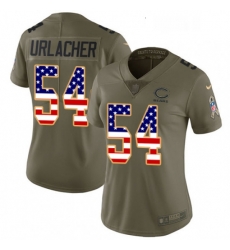 Womens Nike Chicago Bears 54 Brian Urlacher Limited OliveUSA Flag Salute to Service NFL Jersey Womens Nike Chicago Bears 54 Brian Urlacher Limited OliveUSA Flag Salute to Service NFL Jersey