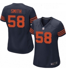 Womens Nike Chicago Bears 58 Roquan Smith Game Navy Blue Alternate NFL Jersey Womens Nike Chicago Bears 58 Roquan Smith Game Navy Blue Alternate NFL Jersey