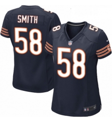 Womens Nike Chicago Bears 58 Roquan Smith Game Navy Blue Team Color NFL Jersey Womens Nike Chicago Bears 58 Roquan Smith Game Navy Blue Team Color NFL Jersey