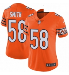 Womens Nike Chicago Bears 58 Roquan Smith Limited Orange Rush Vapor Untouchable NFL Jersey Womens Nike Chicago Bears 58 Roquan Smith Limited Orange Rush Vapor Untouchable NFL Jersey