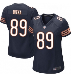 Womens Nike Chicago Bears 89 Mike Ditka Game Navy Blue Team Color NFL Jersey Womens Nike Chicago Bears 89 Mike Ditka Game Navy Blue Team Color NFL Jersey