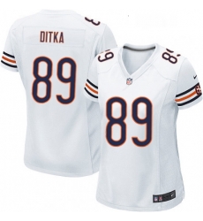 Womens Nike Chicago Bears 89 Mike Ditka Game White NFL Jersey Womens Nike Chicago Bears 89 Mike Ditka Game White NFL Jersey