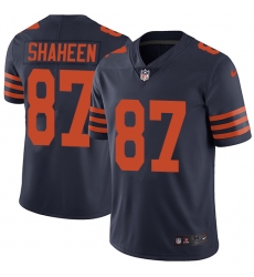 Nike Bears #87 Adam Shaheen Navy Blue Alternate Youth Stitched NFL Vapor Untouchable Limited Jersey Nike Bears #87 Adam Shaheen Navy Blue Alternate Youth Stitched NFL Vapor Untouchable Limited Jersey
