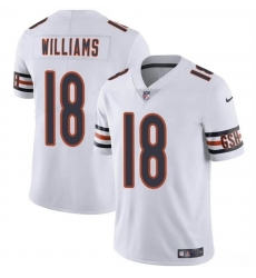 Youth Chicago Bears 18 Caleb Williams White 2024 Draft Vapor Stitched Football Jersey Youth Chicago Bears 18 Caleb Williams White 2024 Draft Vapor Stitched Football Jersey