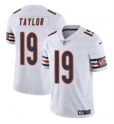 Youth Chicago Bears 19 Tory Taylor White Vapor Stitched Football Jersey Youth Chicago Bears 19 Tory Taylor White Vapor Stitched Football Jersey