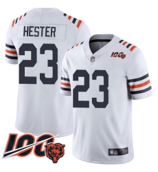 Youth Chicago Bears 23 Devin Hester White 100th Season Limited Football Jersey Youth Chicago Bears 23 Devin Hester White 100th Season Limited Football Jersey
