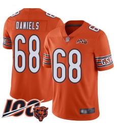 Youth Chicago Bears 68 James Daniels Orange Alternate 100th Season Limited Football Jersey Youth Chicago Bears 68 James Daniels Orange Alternate 100th Season Limited Football Jersey