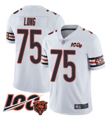 Youth Chicago Bears 75 Kyle Long White Vapor Untouchable Limited Player 100th Season Football Jerseyrse Youth Chicago Bears 75 Kyle Long White Vapor Untouchable Limited Player 100th Season Football Jerseyrse