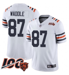 Youth Chicago Bears 87 Tom Waddle White 100th Season Limited Football Jersey Youth Chicago Bears 87 Tom Waddle White 100th Season Limited Football Jersey