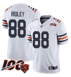Youth Chicago Bears 88 Riley Ridley White 100th Season Limited Football Jersey Youth Chicago Bears 88 Riley Ridley White 100th Season Limited Football Jersey