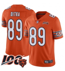 Youth Chicago Bears 89 Mike Ditka Orange Alternate 100th Season Limited Football Jersey Youth Chicago Bears 89 Mike Ditka Orange Alternate 100th Season Limited Football Jersey