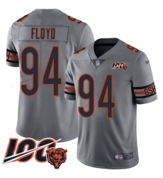 Youth Chicago Bears 94 Leonard Floyd Limited Silver Inverted Legend 100th Season Football Jersey Youth Chicago Bears 94 Leonard Floyd Limited Silver Inverted Legend 100th Season Football Jersey
