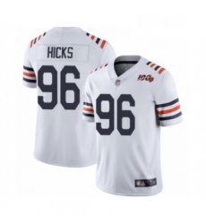 Youth Chicago Bears 96 Akiem Hicks White 100th Season Limited Football Jersey Youth Chicago Bears 96 Akiem Hicks White 100th Season Limited Football Jersey