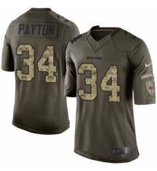 Youth Nike Chicago Bears 34 Walter Payton Elite Green Salute to Service NFL Jersey Youth Nike Chicago Bears 34 Walter Payton Elite Green Salute to Service NFL Jersey