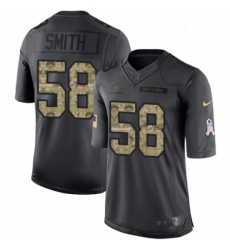 Youth Nike Chicago Bears 58 Roquan Smith Limited Black 2016 Salute to Service NFL Jersey Youth Nike Chicago Bears 58 Roquan Smith Limited Black 2016 Salute to Service NFL Jersey