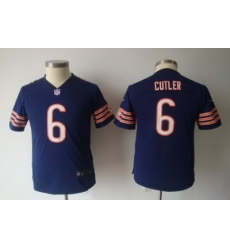 Youth Nike Chicago Bears 6# Cutler Authentic Blue Jerseys Youth Nike Chicago Bears 6# Cutler Authentic Blue Jerseys